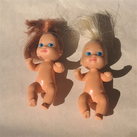 Mattel Toys Vintage 993 Mattel Barbie Baby Doll Krissy Long Blonde Brown Hair Blue Eyes