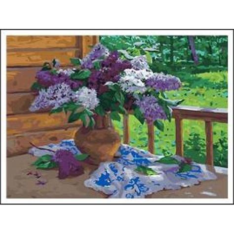 Картина по номерам на дереве 40х50 см DIY Сирень (RAD5125) – фото ...
