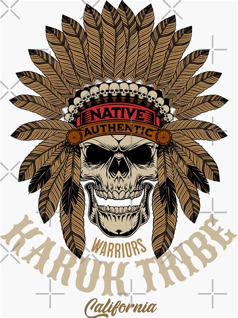 Karuk Indian Indigenous Tribe California Sticker For Sale By Thewfbd