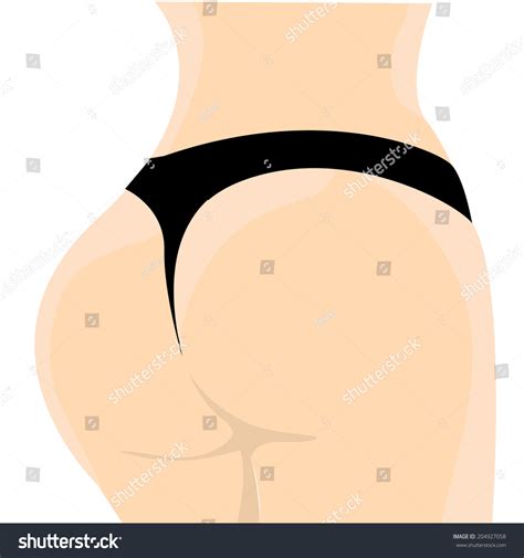 Sexy Woman Ass Vector Illustration Stock Vector Royalty Free 204927058 Shutterstock