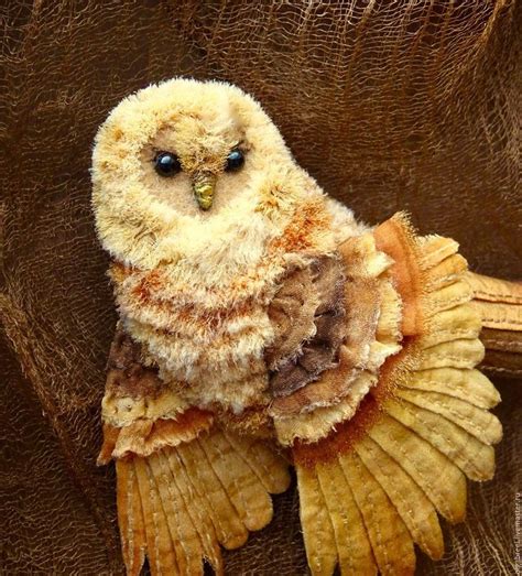 брошь 'Пушистое чудо' | Animals, Owl, Bird