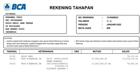 Apa Itu Rekening Koran Ini Pengertian Dan Cara Mencetaknya The Best