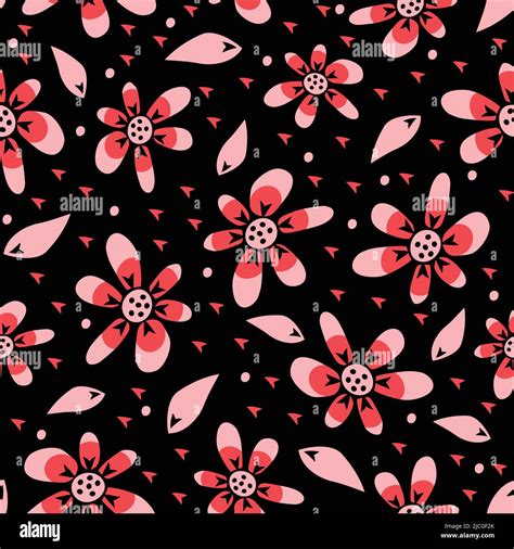 Pink Floral Vector Wallpaper
