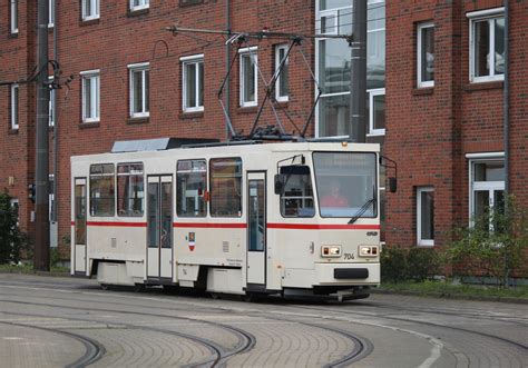 Der Tatra Wagen T6A2 704 Aus Dem Baujahr1990 Von CKD Praha Smichov