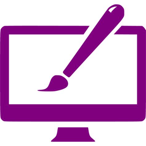 Purple Website Design Icon Free Purple Seo Icons