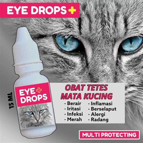 Jual Obat Tetes Mata Kucing Eye Drops Obat Sakit Mata Kucing Belekan