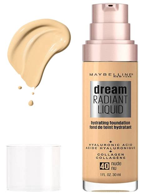 Maybelline Dream Radiant Liquid Hydrating Foundation Nude CosmetikCompaniet