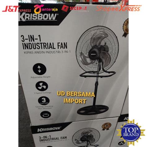 Jual Kipas Angin Besi Krisbow Industrial 18 Inc 3 In 1 Shopee Indonesia