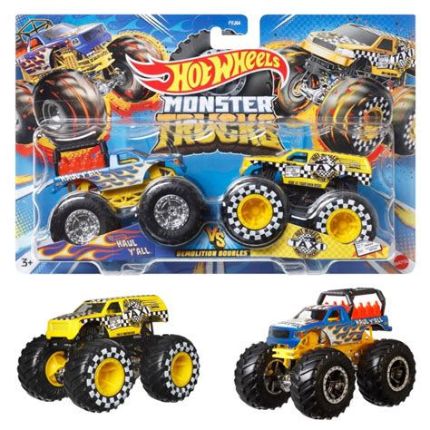Hot Wheels Monster Trucks Demolition Doubles Pojazdy Haul Yall Vs Taxi Pak Por Wnaj Ceny