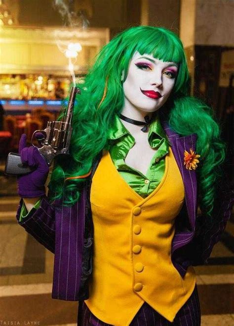 The Joker By Taisia Layne Cosplay Joker Makeup Female Joker