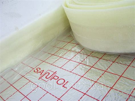 Лента демпферная для стяжки ширина 15 см. толщина 8 мм. длина рулона 50 ...