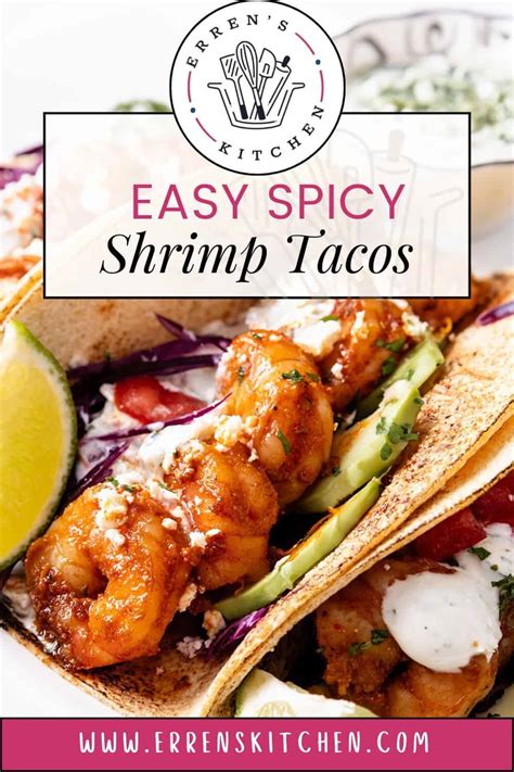 Easy Spicy Shrimp Tacos Erren S Kitchen