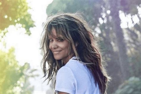 The Skateboarding Picture Shows Halle Berry In A Tiny Bikini Teasing Her Bum