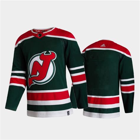 Men New Jersey Devils Reverse Retro 2020-21 Green Special Edition ...