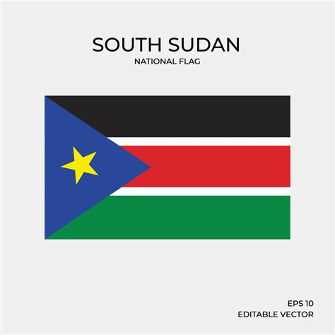 National flag of South sudan 2159273 Vector Art at Vecteezy