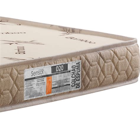 Colchão D20 Suporta Quantos Kg - Colchão D20 Solteiro 78x188 até 90 Kg Colchão Solteiro com Espuma D20 ...