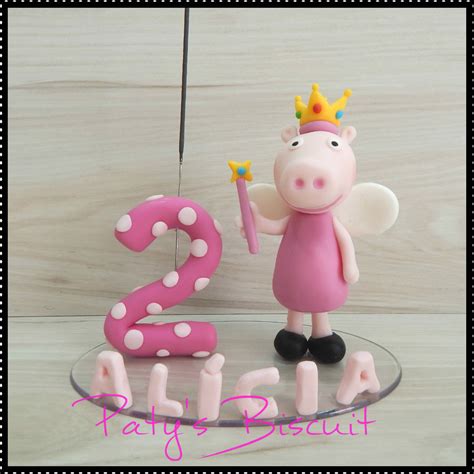 Paty S Biscuit Topo De Bolo Vela Peppa Pig