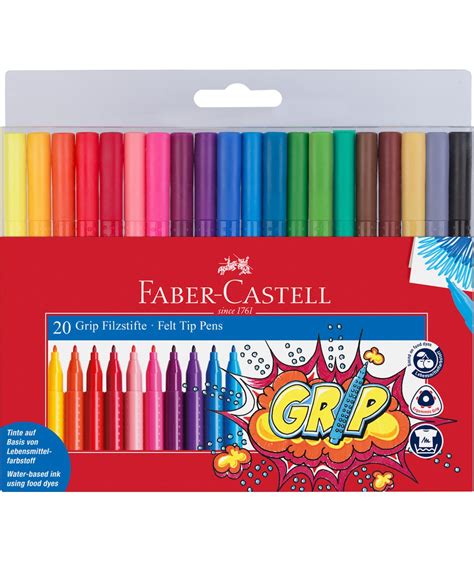 Set 20 Rotuladores Grip Faber Castell