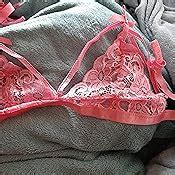 EVELIFE Women Lace Lingerie Set With Garter Belt 3 Pieces Sexy Lace Bra And Panties Set Strappy