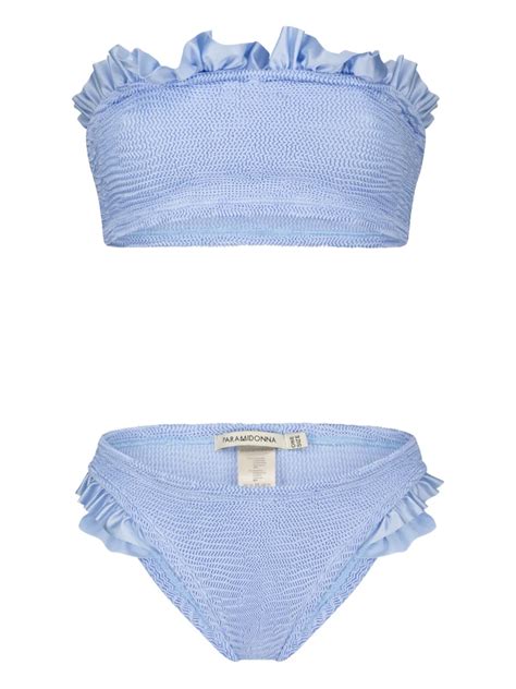 PARAMIDONNA Kylie Bikini Blue FARFETCH UK