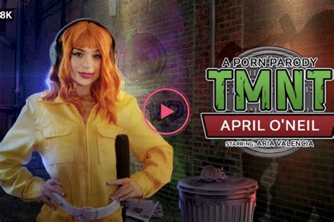 TMNT April O Neil VR Porn Parody Aria Valencia Virtual Reality