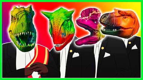 Jurassic Park 2022 Carnotaurus And Dilophosaurus Team And Indominus Rex