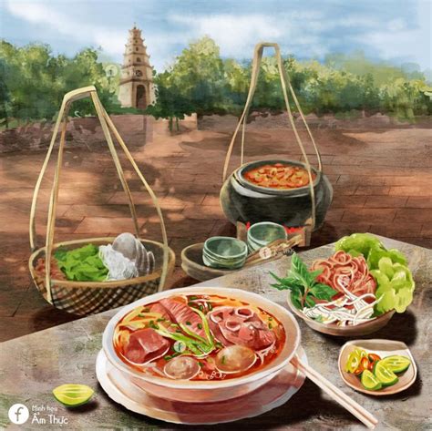 Ghim Của Huyền Jin Trên Food N Drink Illustration Ẩm Thực Thức ăn Phở