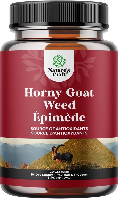 Advanced Horny Goat Weed Complex For Men Nature S Craft Epimedium
