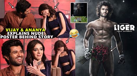 Vijay Deverakonda Ananya Panday Explains The Story Behind Nude Poster