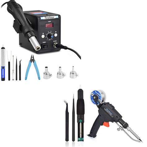 Buy Hot Air Rework Station V Smd Hot Air Gun Soldering Station C Heat Gun Kit