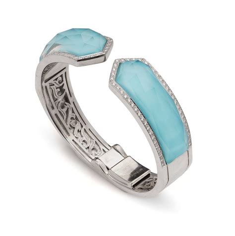 Stephen Webster Crystal Haze Quartz And Diamond Bangle