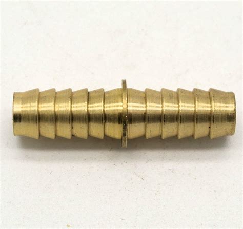 British Made 8mm Brass Hose Repair Fitting 8mm Hose Connector