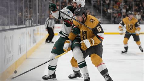 vegas golden knights fall  minnesota wild