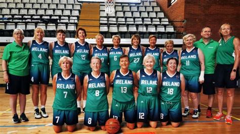 Represent Ireland in Masters basketball in 2024