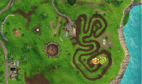 Fortnite Salty Springs Treasure Map How To Follow Treasure Map Season