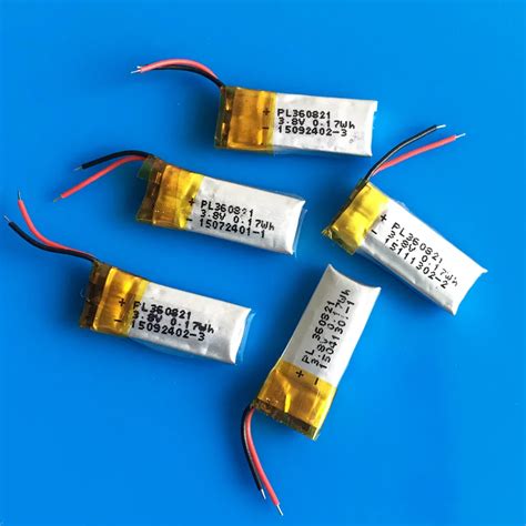 Pcs V Mah Lipo Lithium Polymer Rechargeable Battery Li