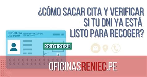 Reservar Cita Reniec Para Recoger El DNI Oficinas Reniec