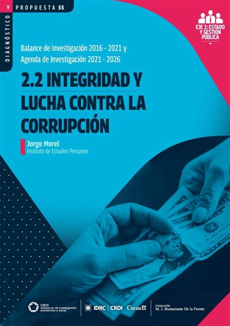 Integridad y lucha contra la corrupción Balance de investigación 2016