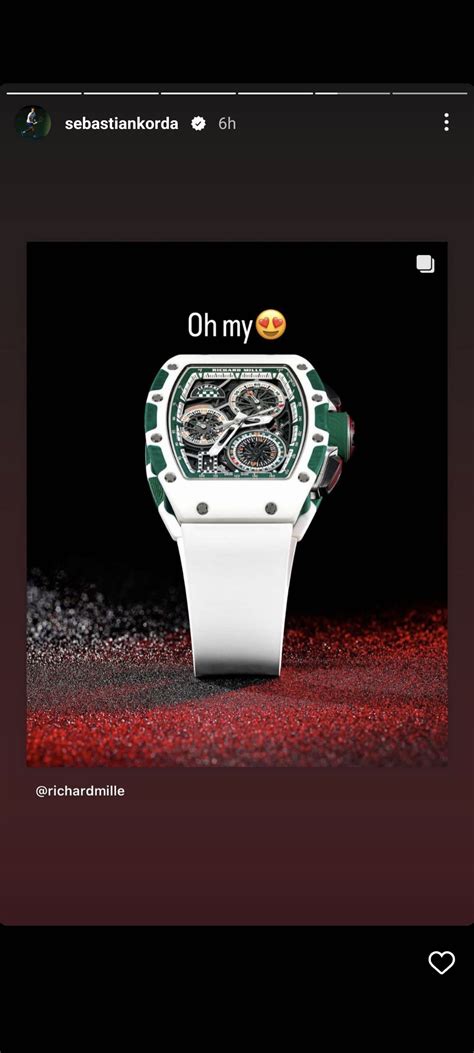 Sebastian Korda In Awe Of New Le Mans Inspired Watch From Richard Mille