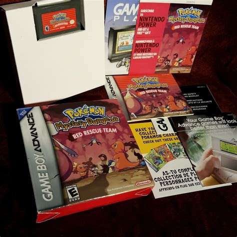 Pokemon Mystery Dungeon Red Rescue Team GameBoy Advance GBA Complete