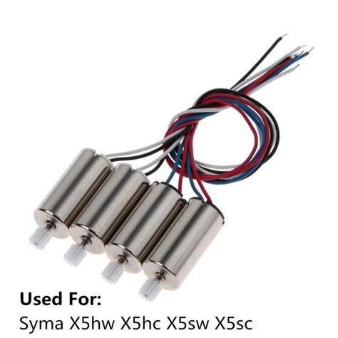 4pcs Motors For Syma X5hw X5hc X5sw X5sc Rc Quadcopter Spare Parts