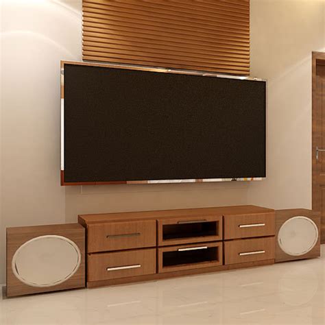 Brown Modern Wall Mounted TV Unit At Rs 22000 Piece In Kozhikode ID