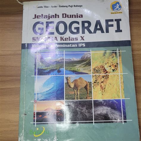 Jual BUKU BEKAS GEOGRAFI KELOMPOK PEMINATAN IPS GEOGRAFI KELAS 1 2 3