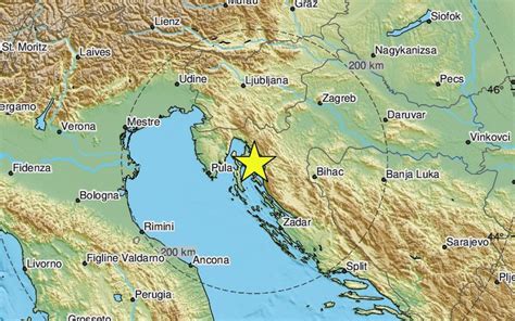 Terremoto In Croazia Scossa Magnitudo 5 A Pochi Chilometri Da Fiume