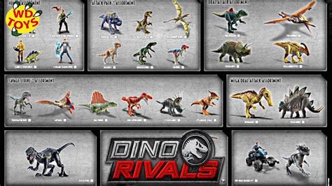 New Jurassic World Dino Rivals 2019 Mattel Dinosaur Toys Fallen Kingdom Wd Toys Youtube