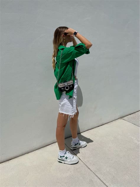 New Balance 550 Outfit Green Como Combinar Tenis Blancos Ropa Ropa