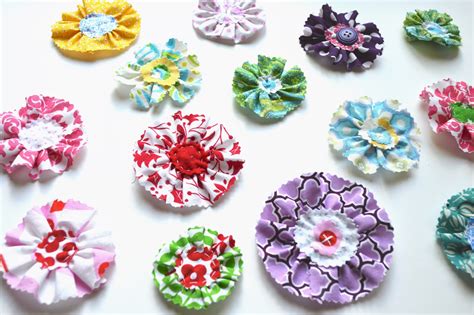 Fabric Crafts Flowers Easy Craft Make Chidren Tutorial Textile Those