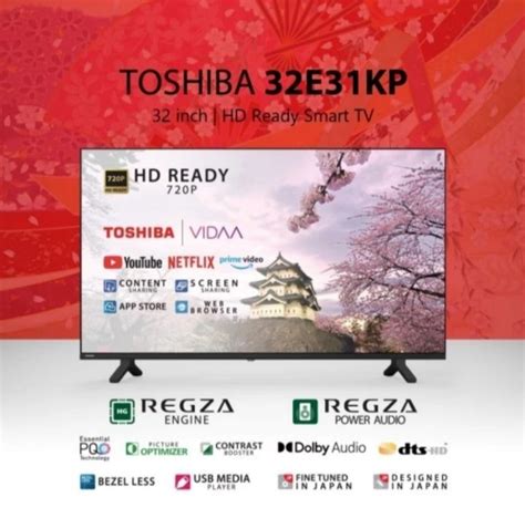 Led Hd Smart Tv Toshiba 32 32e31kp 32 Inch In Digital Regza Dts