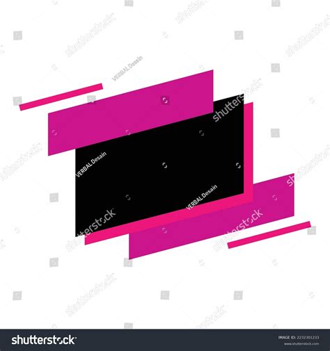 Text Box Template Vector Design Stock Vector (Royalty Free) 2232301233 ...