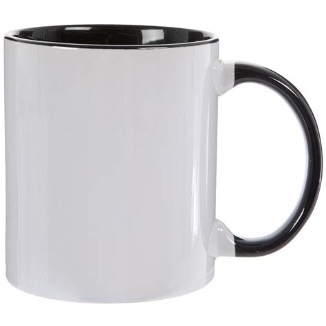 White Black Ceramic Sublimation Mugs Hobby Lobby